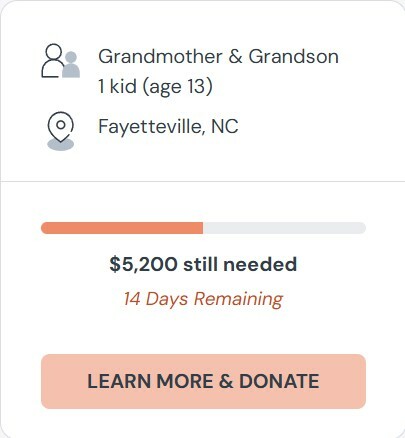 Help Save a Home in Fayetteville – Grandmother & Grandson Need $5,200 in 14 Days